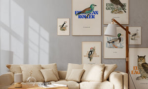Beautifull birds collection captures the beauty of nature in timeless compositions with a contemporary twist